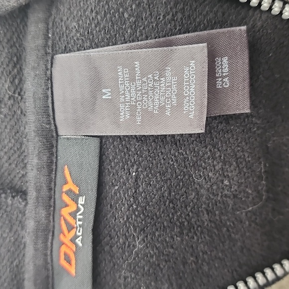 DKNY embellished zip-upp Hoodie size medium - Picture 4 of 5